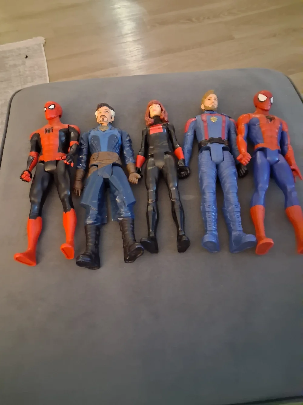 Marvel Action Figure Set - Red, Blue, Black